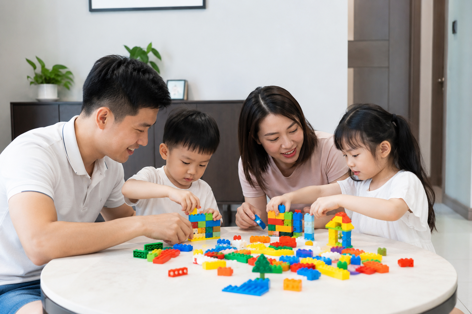 Trò chơi xếp hình lego cho trẻ em 3-4 tuổi