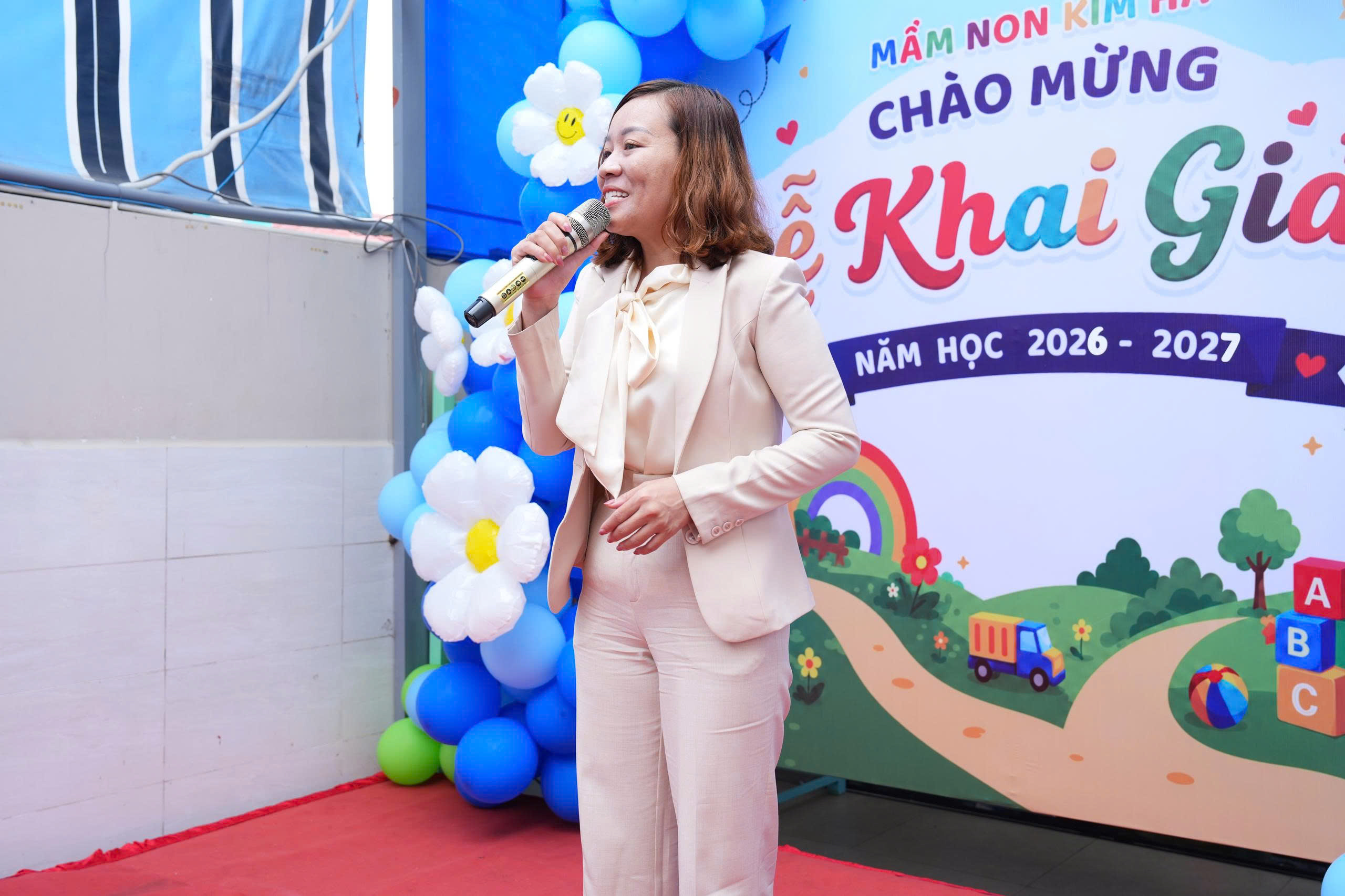 Đại diện trung tâm Toán tư duy Kid Maths cô Nguyễn Thị Thanh